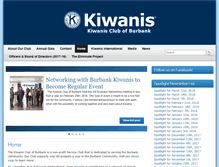 Tablet Screenshot of burbankkiwanis.org